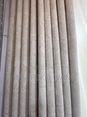 Plain Cream Curtains