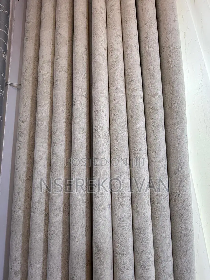 Plain Cream Curtains