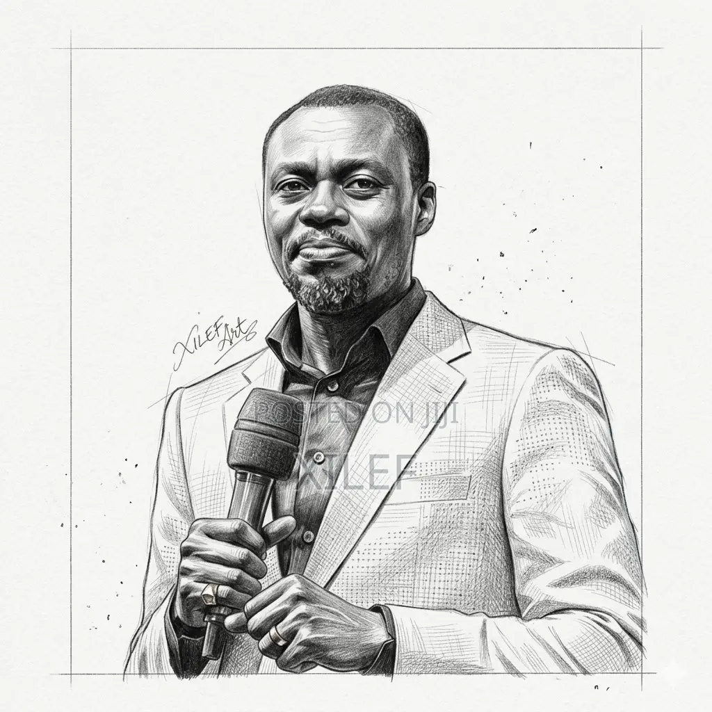 Apostle Grace Lubega's Pencil Art Portrait — Let's Draw Yours Too
