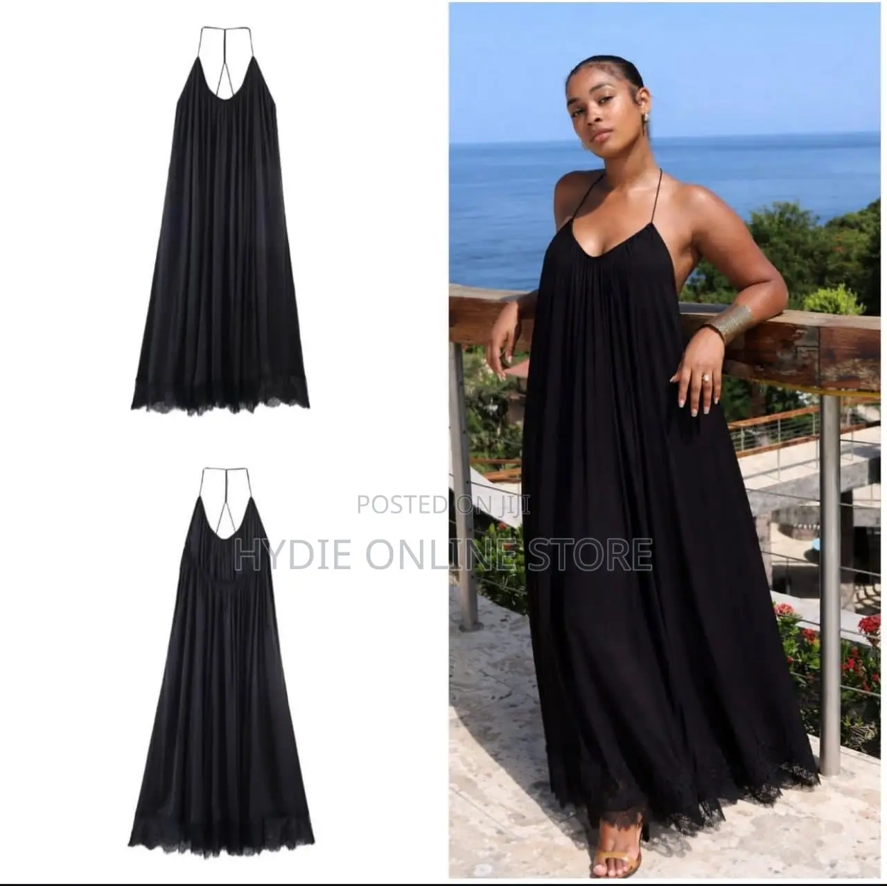 Free Armless Maroon Dress