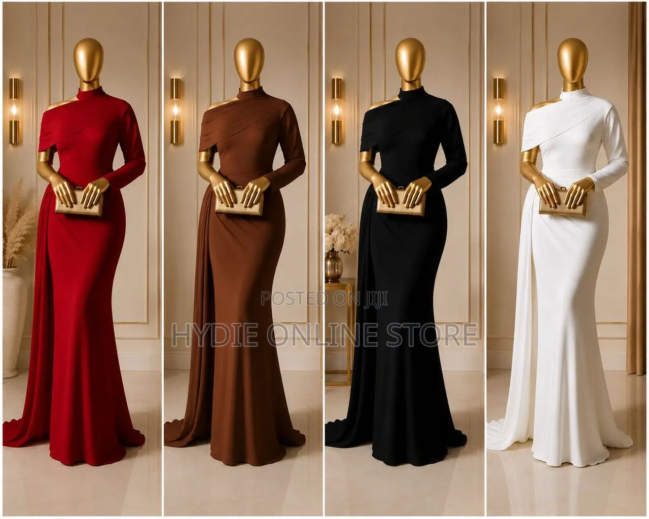 One Arm Stylist Long Dress