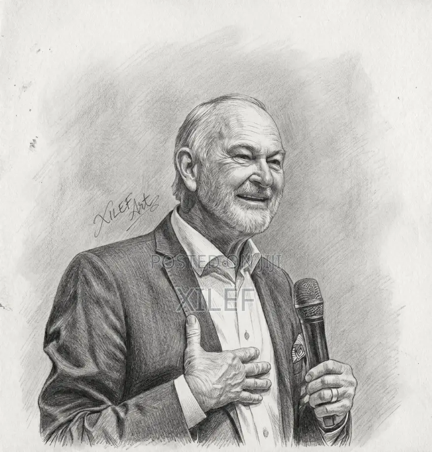 Pastor Gary Skinner's Pencil Art Portrait — Let's Draw Yours Too
