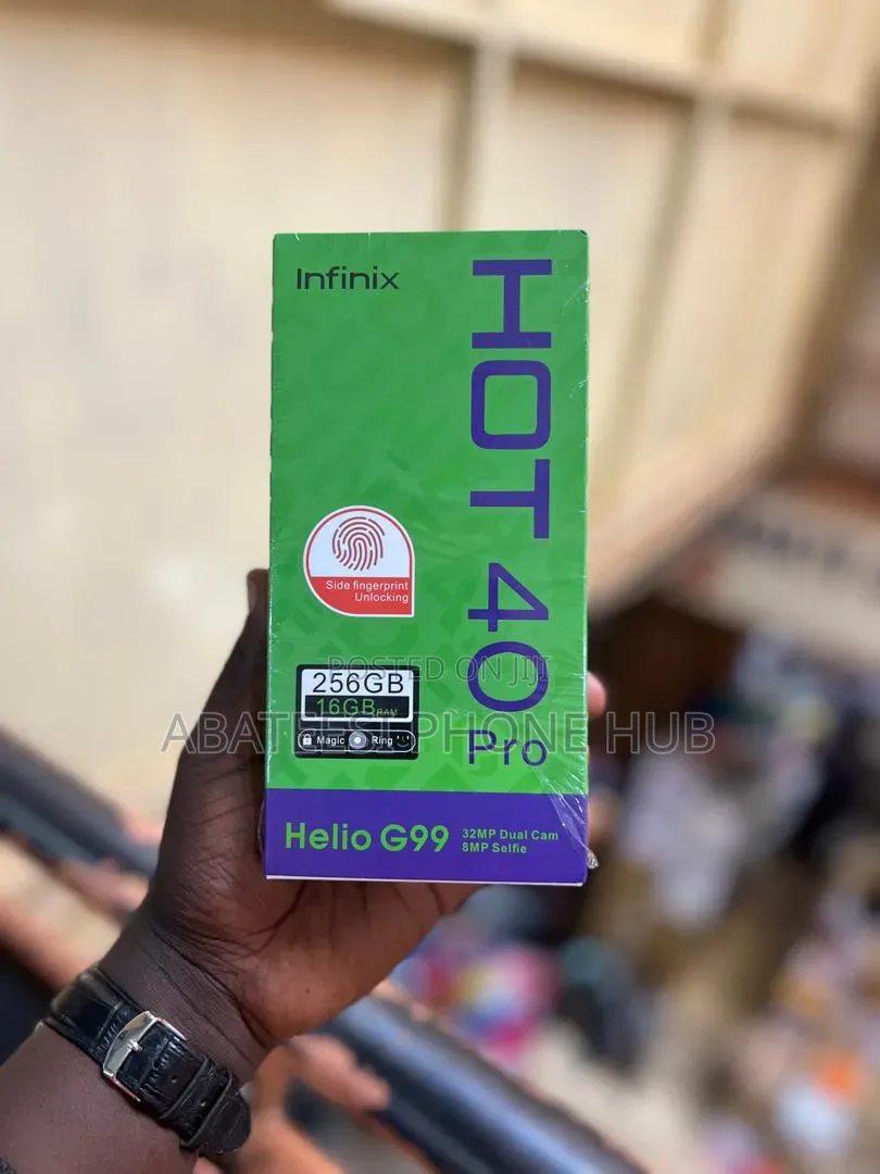 New Infinix Hot 40 Pro 256 GB Black