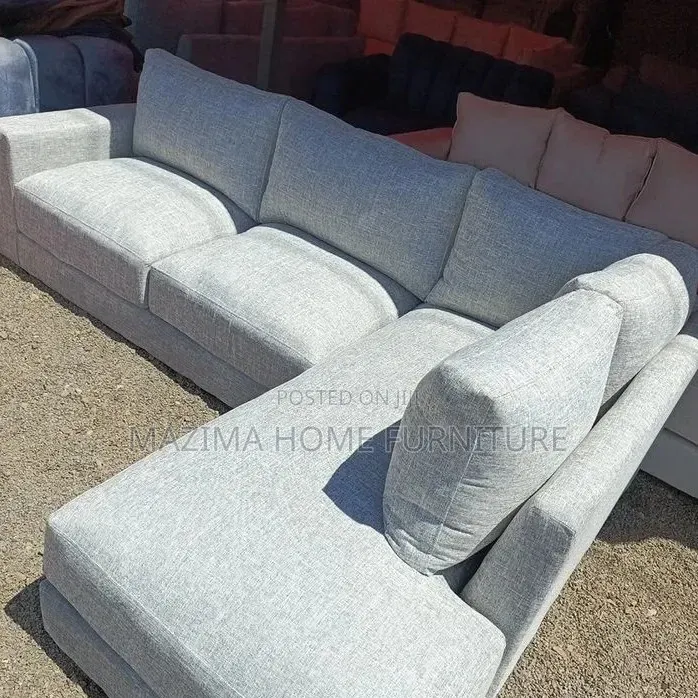 L-Sofas Set in Gray