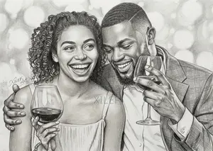 Valentine's Gift That Lasts a Lifetime — A Special Pencil Art Portrait
