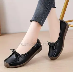 A Slip-on Women's Casual Loafer or Moccasin Flats.