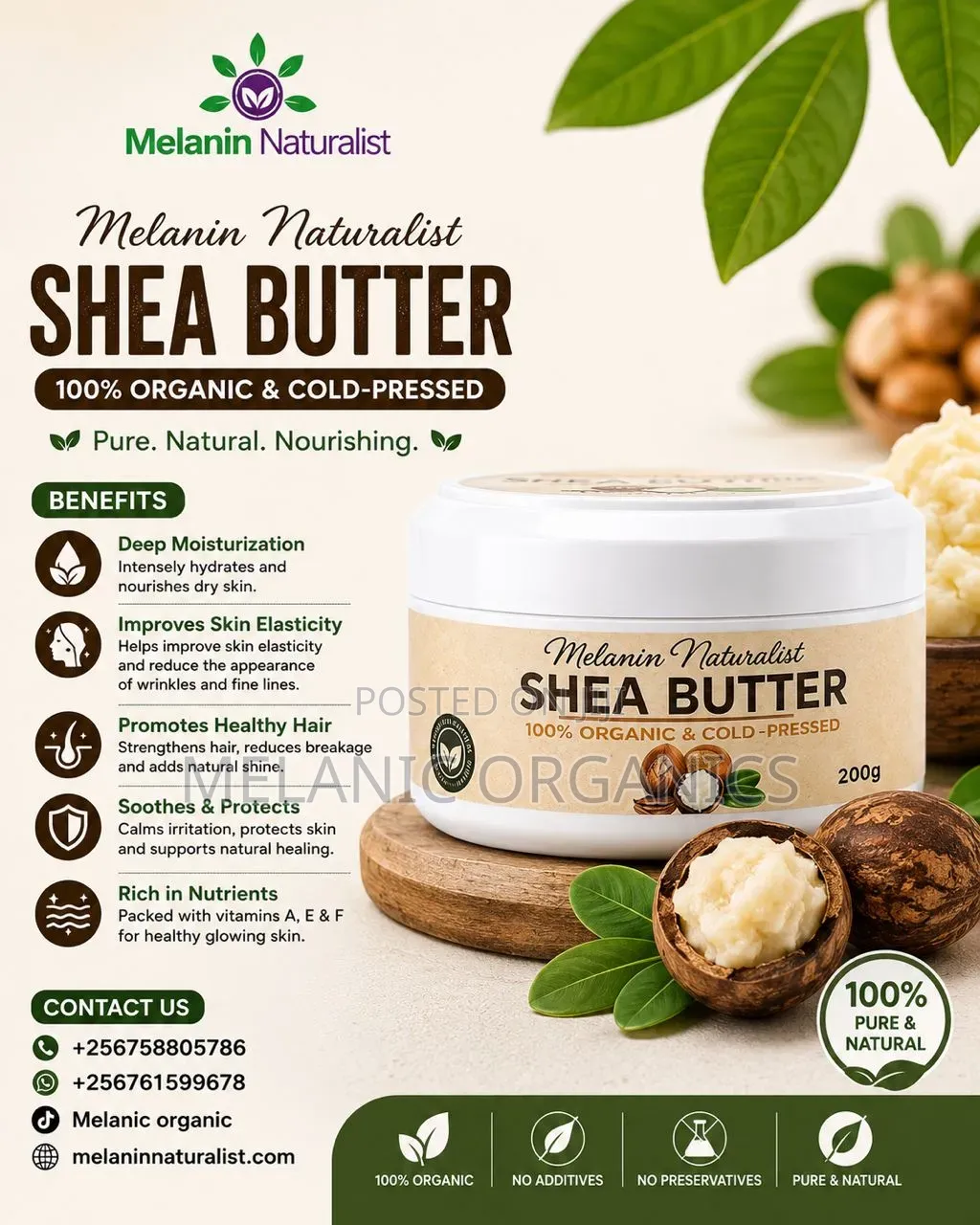Raw Sheabutter 200gm