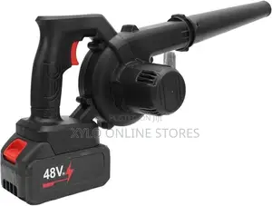 An Electric Handheld Cordless Leaf Blower