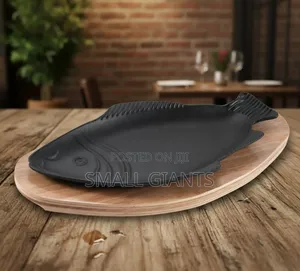 Cast Iron Sizzling Steak or Fish Pan