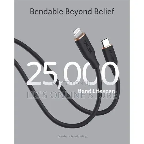 Anker Super Powerline Iii Flow, Usb C to Lightning Connector Cable