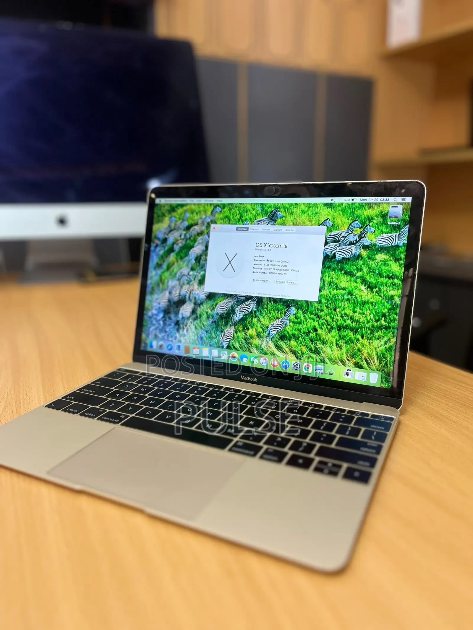 Laptop Apple MacBook 8GB Intel Core M SSD 512GB