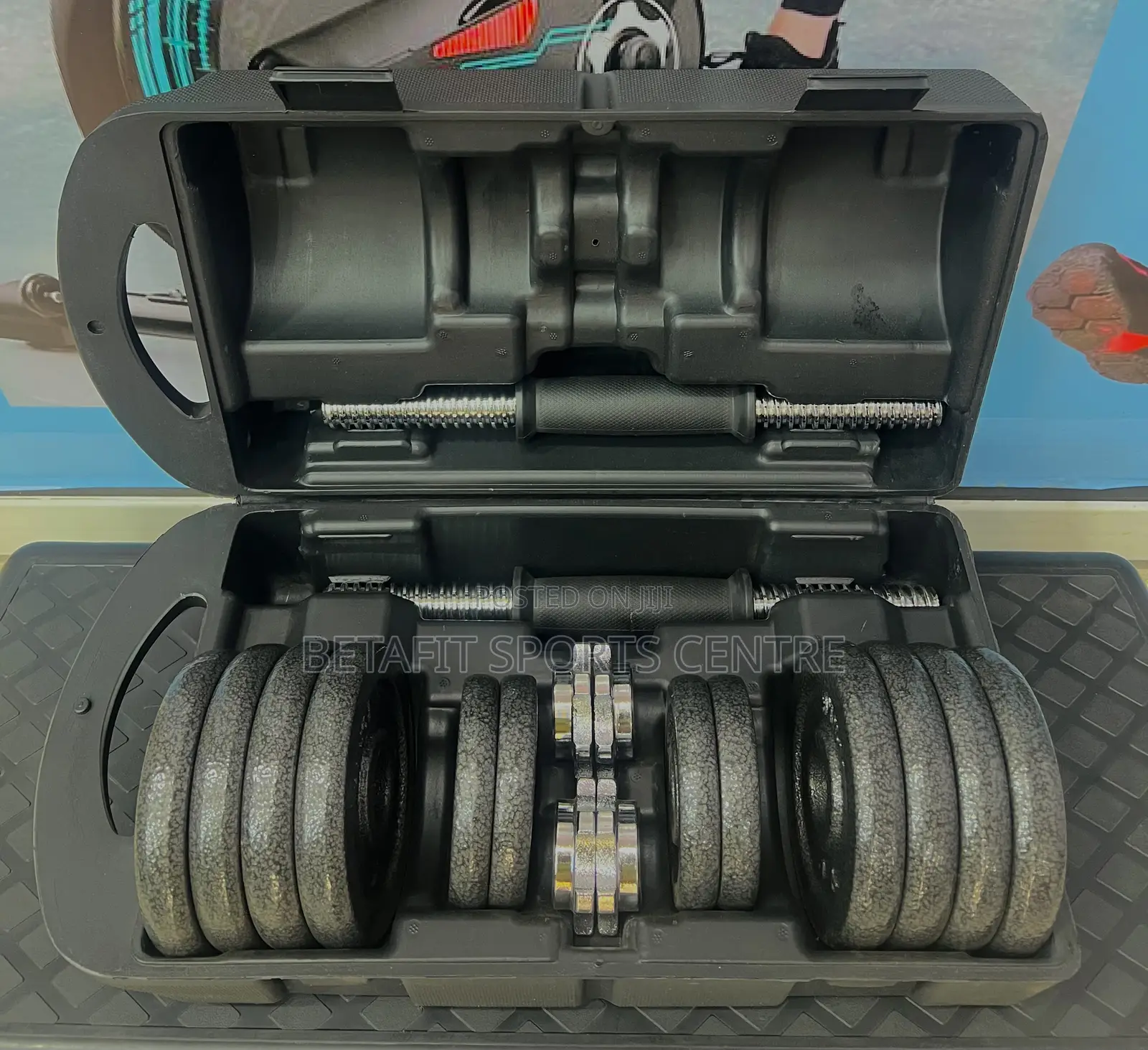 15kg Cast Iron Dumbbell Set