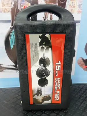 15kg Cast Iron Dumbbell Set