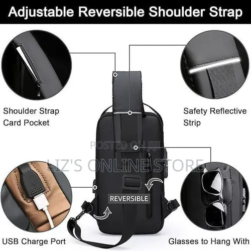 Anti-Theft Sling Bag