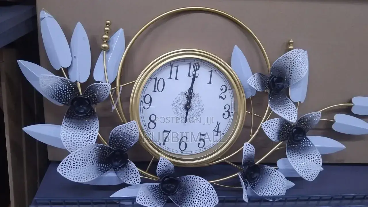 Floral Wall Clock