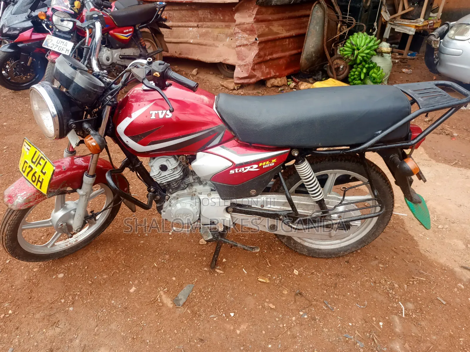 TVS HLX 125 2023 Red