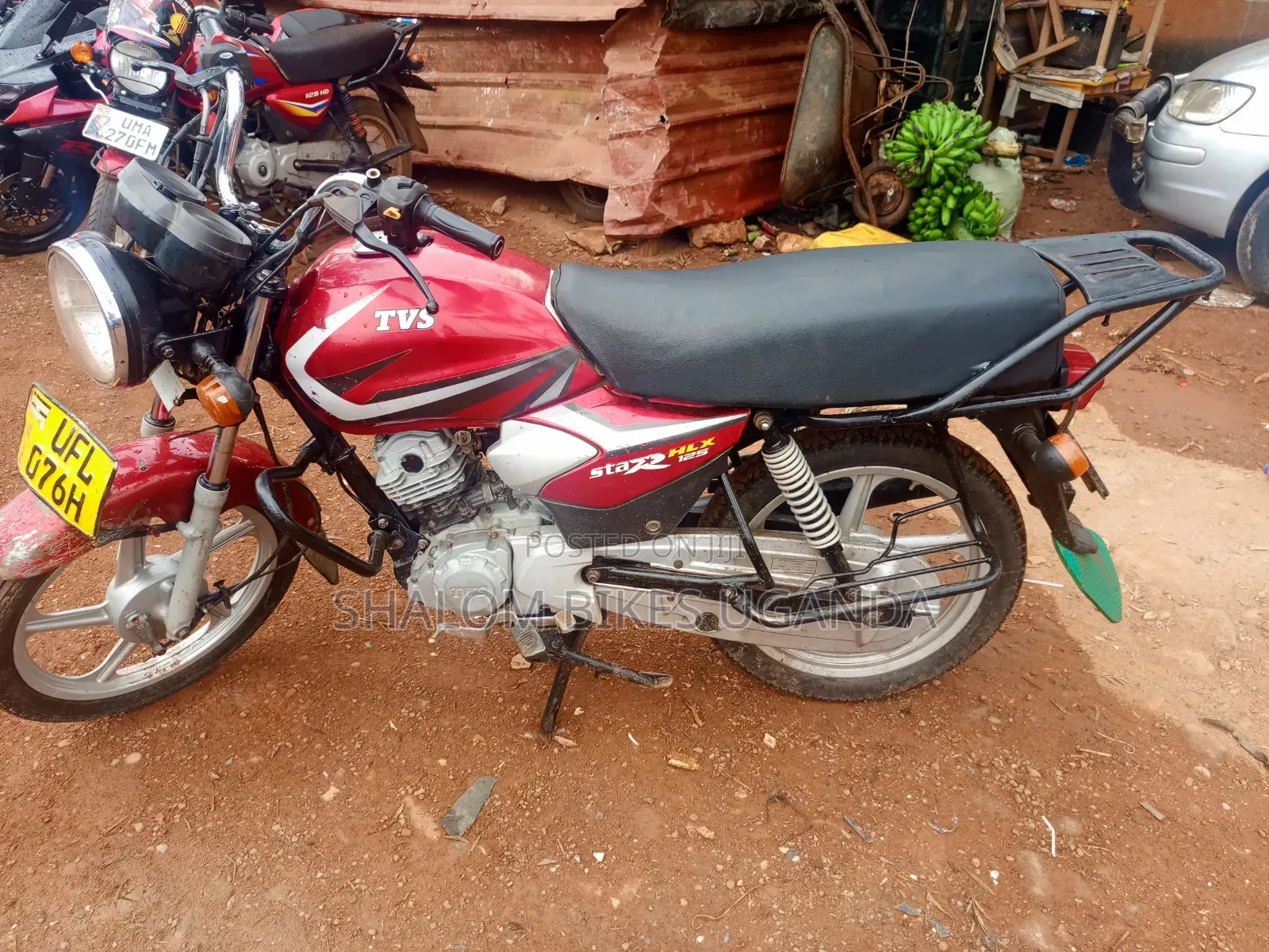 TVS HLX 125 2023 Red