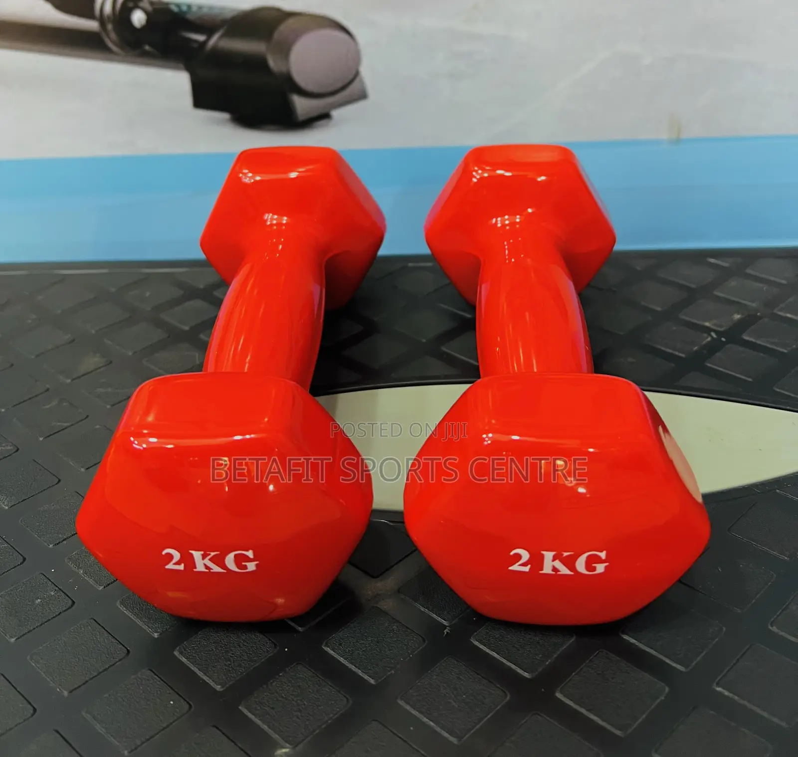 2kg Vinyl-Coated Dumbbells