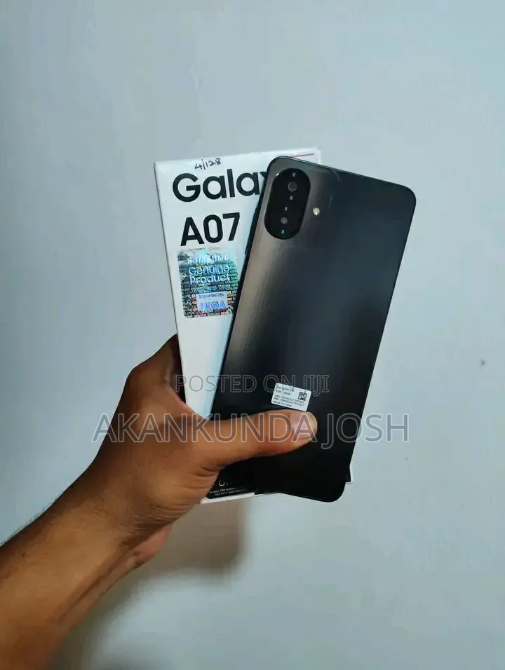 New Samsung Galaxy A07 5G 128 GB Black