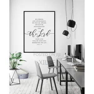 1-Piece Christian Wall Art With Bible Verse