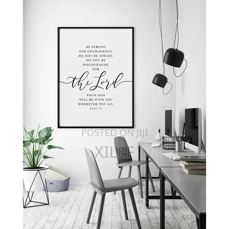 1-Piece Christian Wall Art With Bible Verse