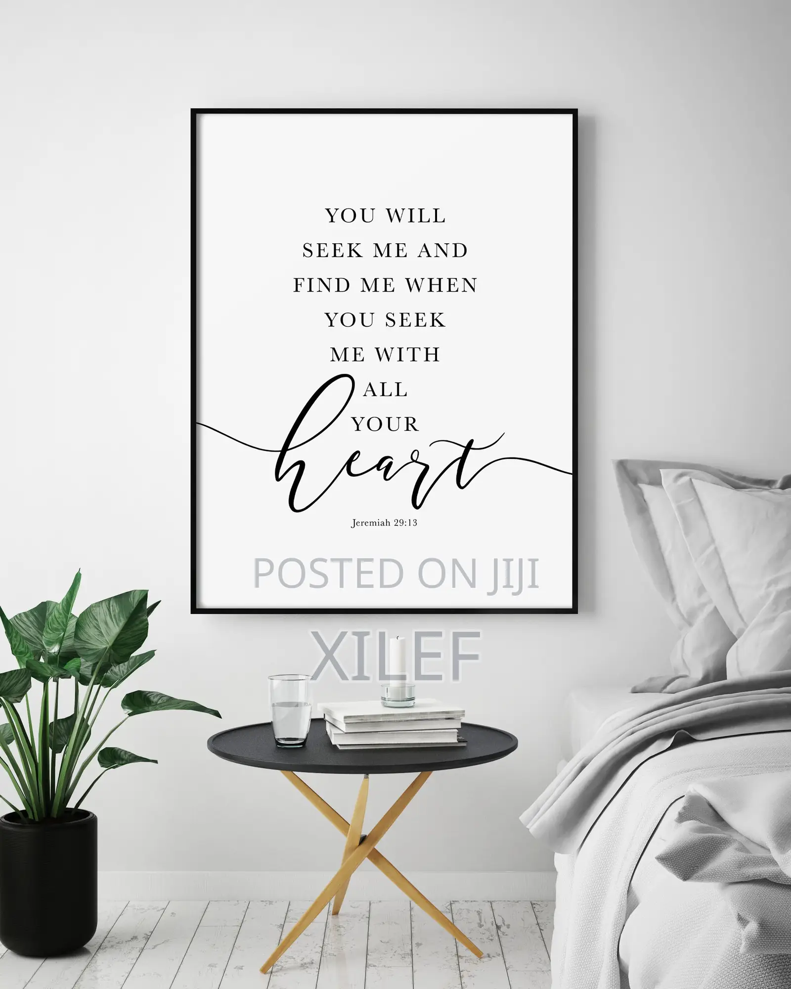 1-Piece Christian Wall Art With Bible Verse