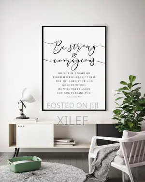 1-Piece Christian Wall Art With Bible Verse