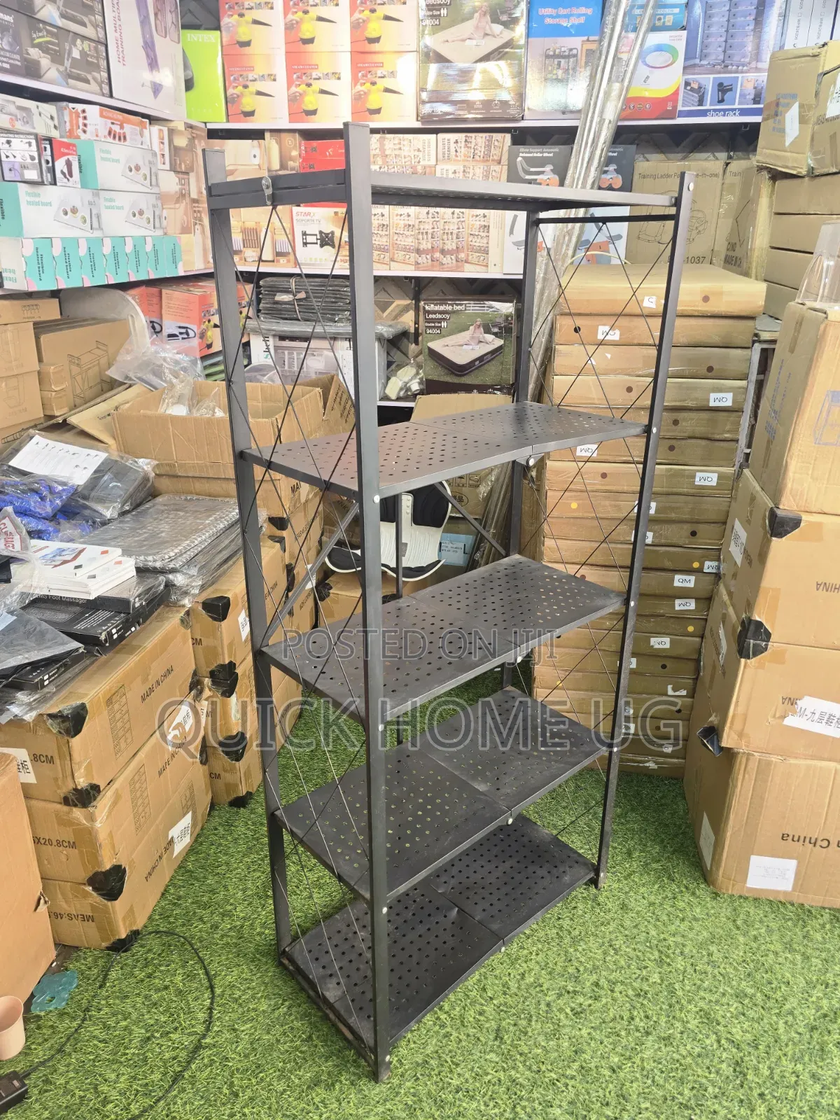 A 5 Layer Foldable Kitchen Storage Rack, Kitchen Rack