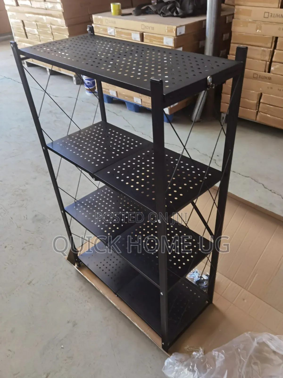 A 5 Layer Foldable Kitchen Storage Rack, Kitchen Rack