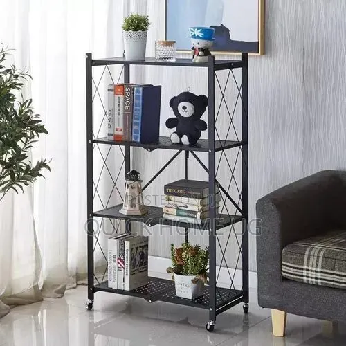 A 5 Layer Foldable Kitchen Storage Rack, Kitchen Rack