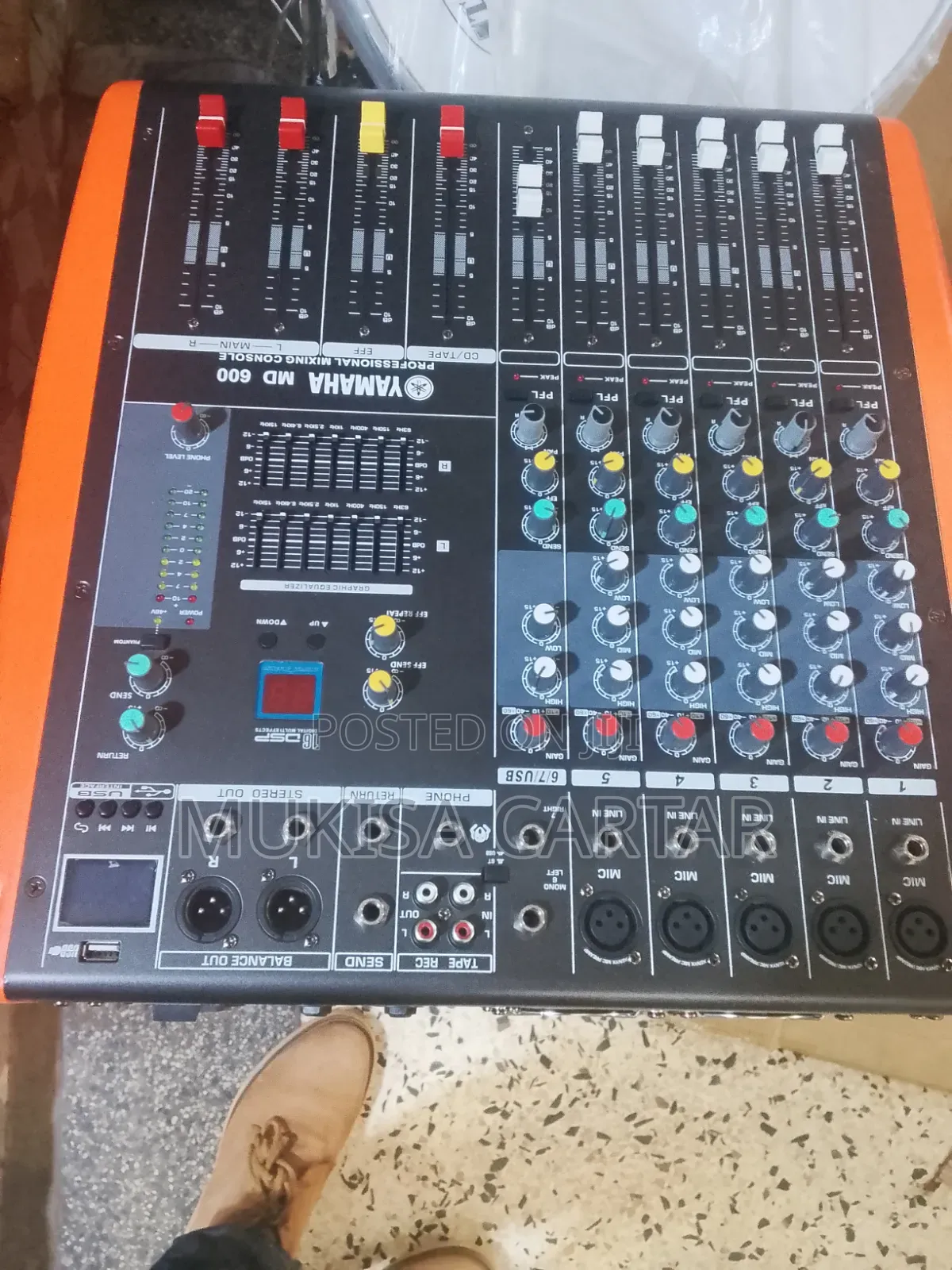 Yamaha Md600 Amp Mixer