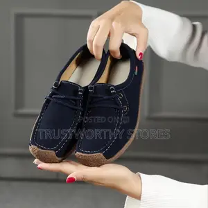 Navy Blue Moccasin