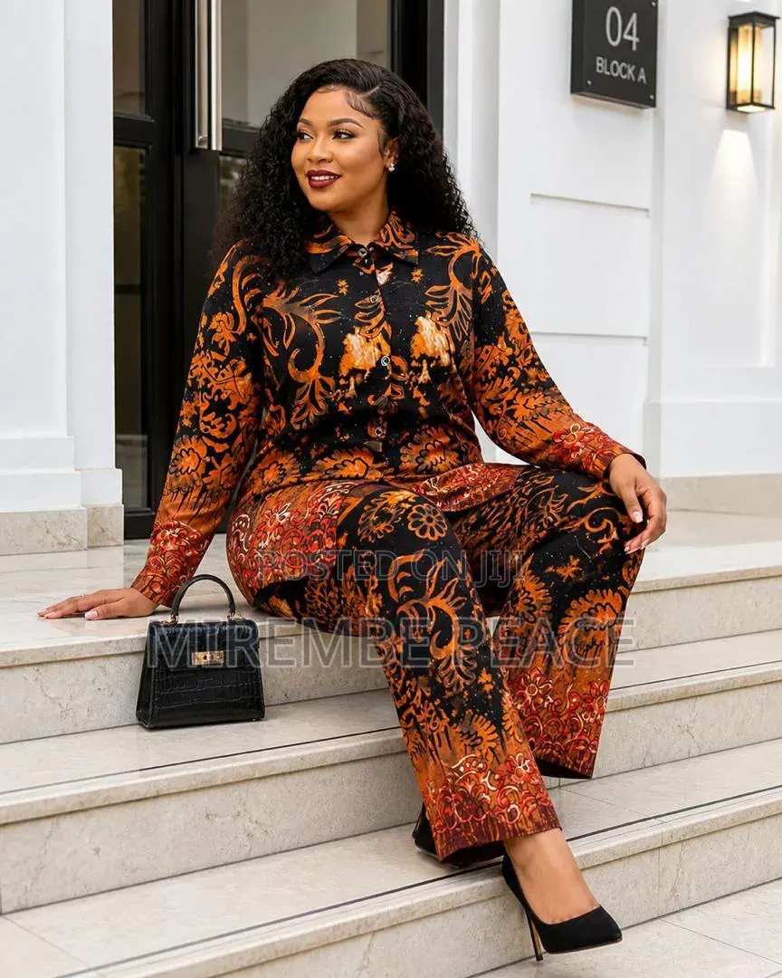 Ankara/Printed Two-Piece
