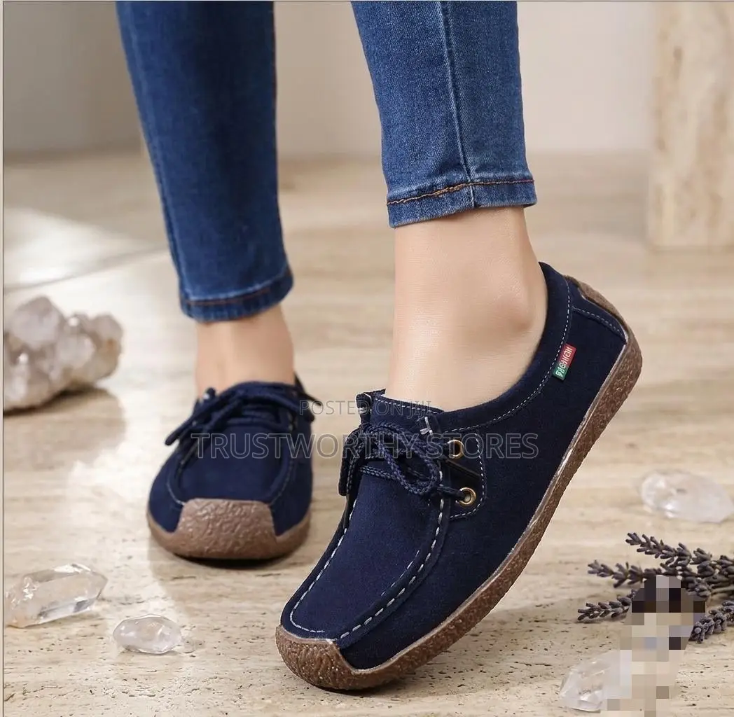 Navy Blue Moccasin