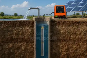400w Solar Deep Well Borehole Pump 80m Head 4000l/H 36v