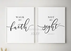 2-Piece Christian Scripture Wall Art Décor | Duo Set