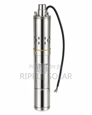 140w Solar Deep Well Borehole Pump 50m Head 1300l/H 24v
