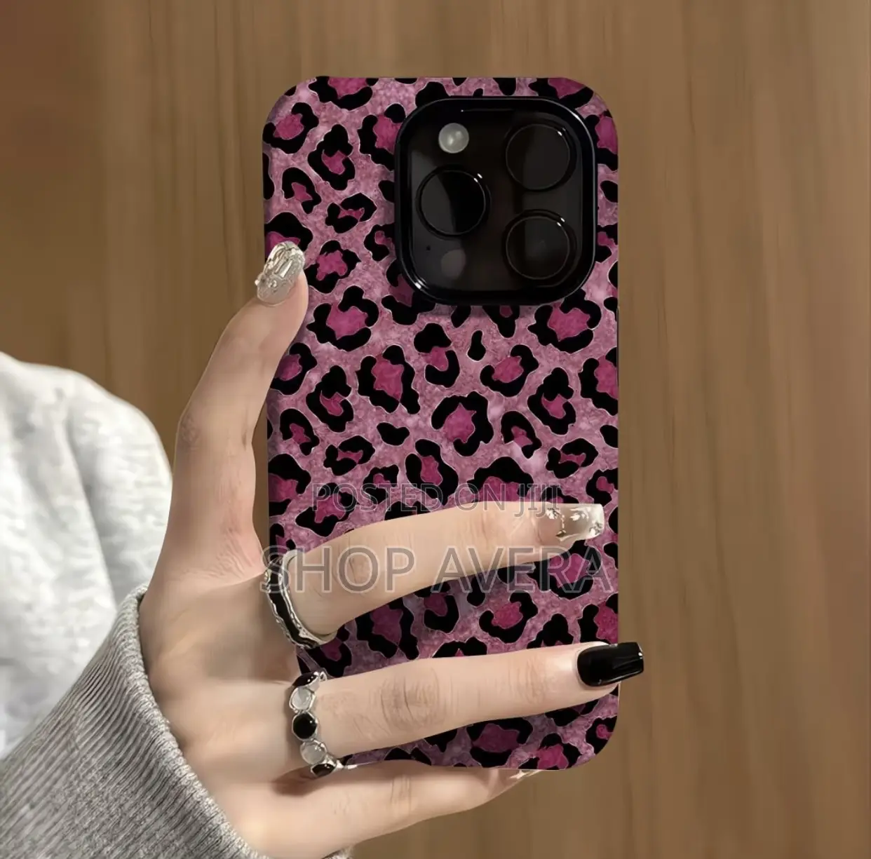 Pink Leopard Print iPhone 11pro Phone Case