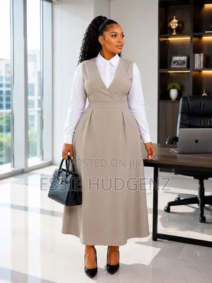 Pinafore for Ladies With a White Shirt