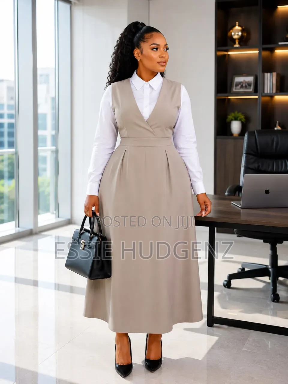 Pinafore for Ladies With a White Shirt
