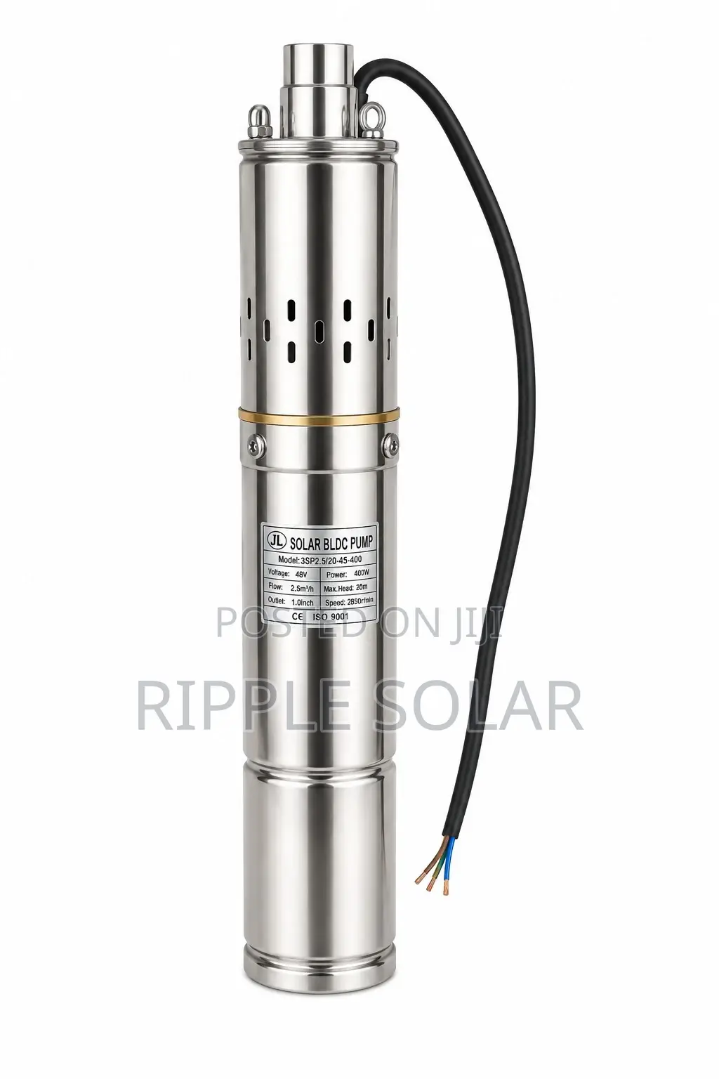 Solar Water Pump 400w 80m Deep Well Borehole 36v
