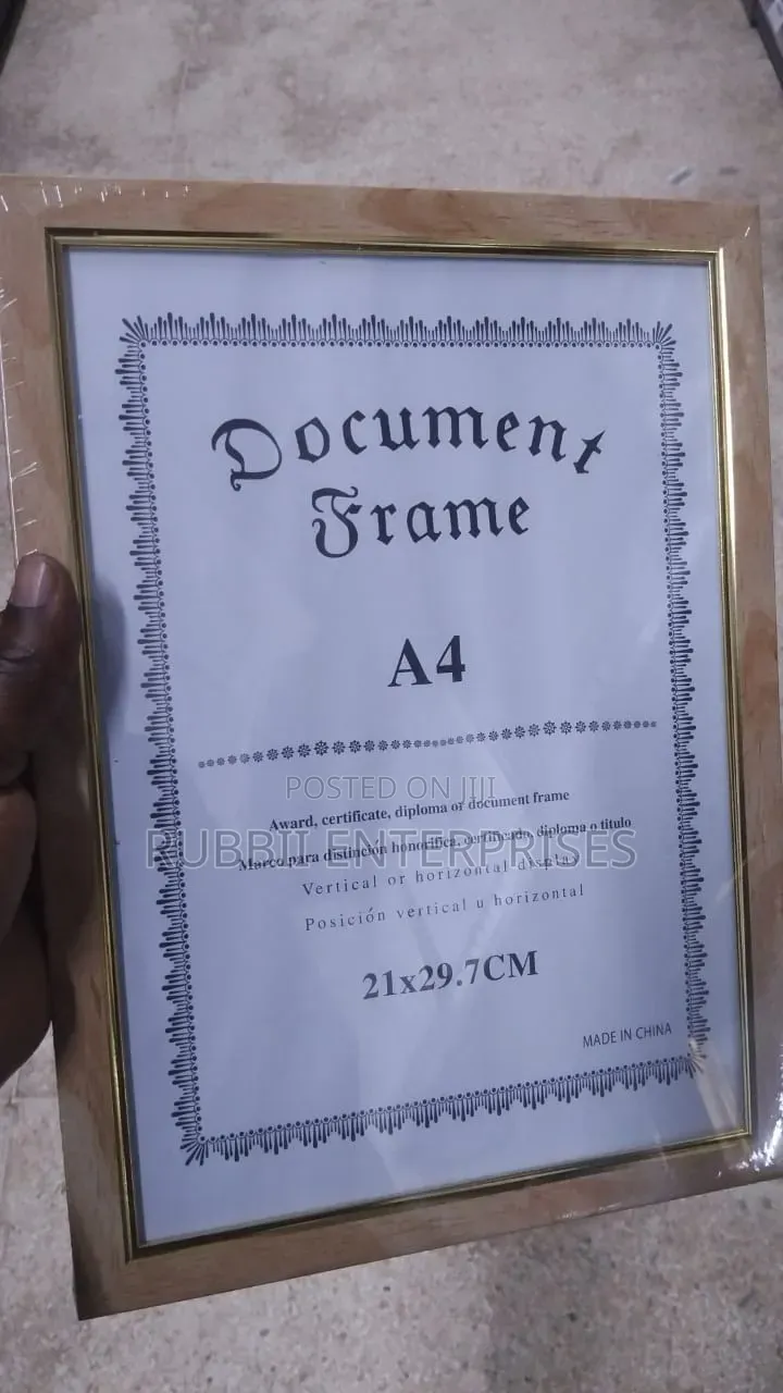 A4 Document Frame