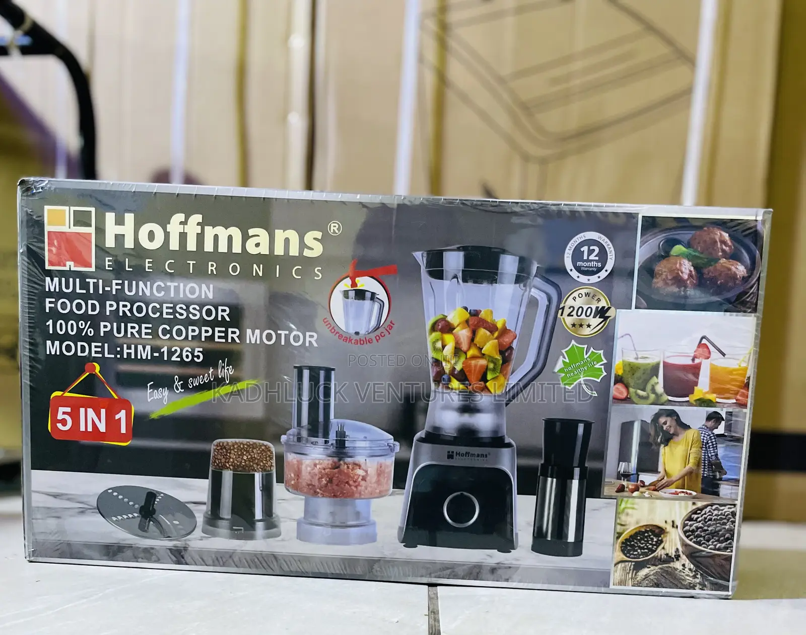 Hoffmans 5 in 1 Multi-Functional Blender