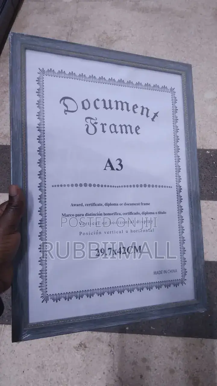 A3 Document Frame