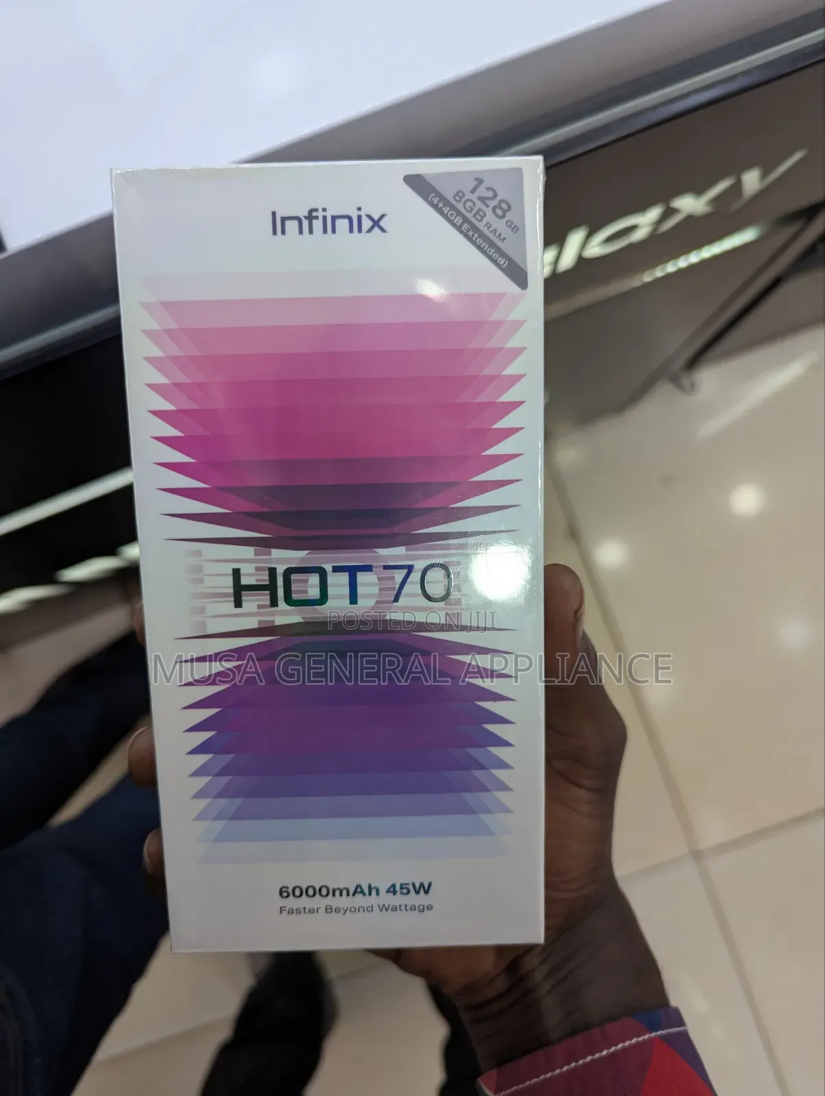 New Infinix Hot 70 128 GB Orange