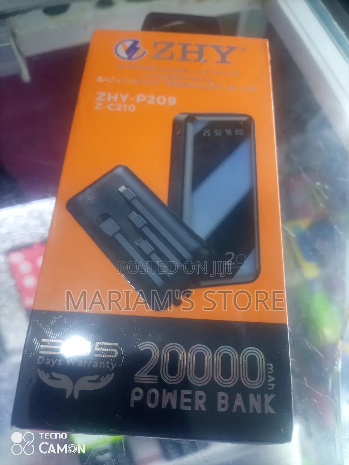 Zhy-P209 20000mah Power Bank With a Digital Display .