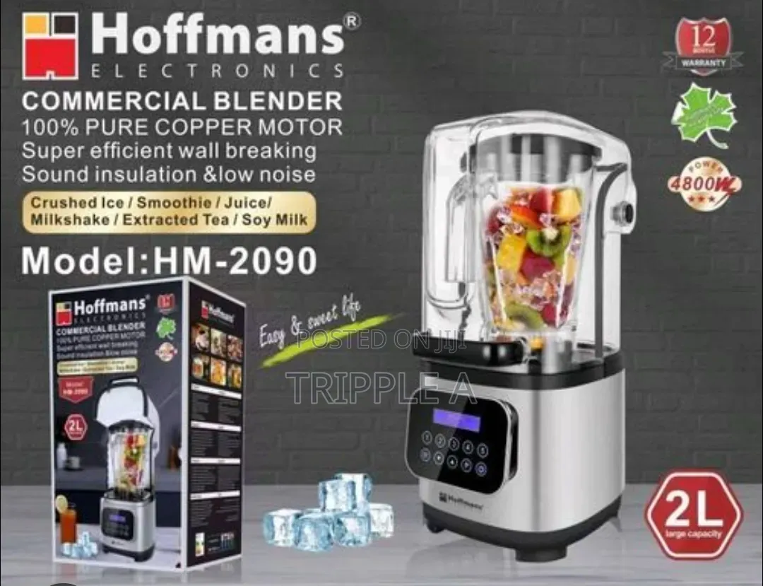 Hoffmans 4l Commercial Low Noise Blender