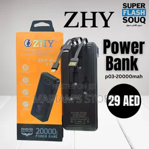 Zhy-P209 20000mah Power Bank With a Digital Display .