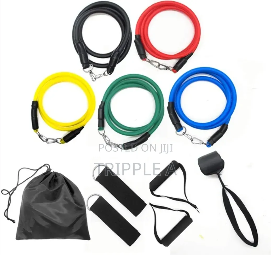 11pcs High Quality All Exercise Resistant Bands