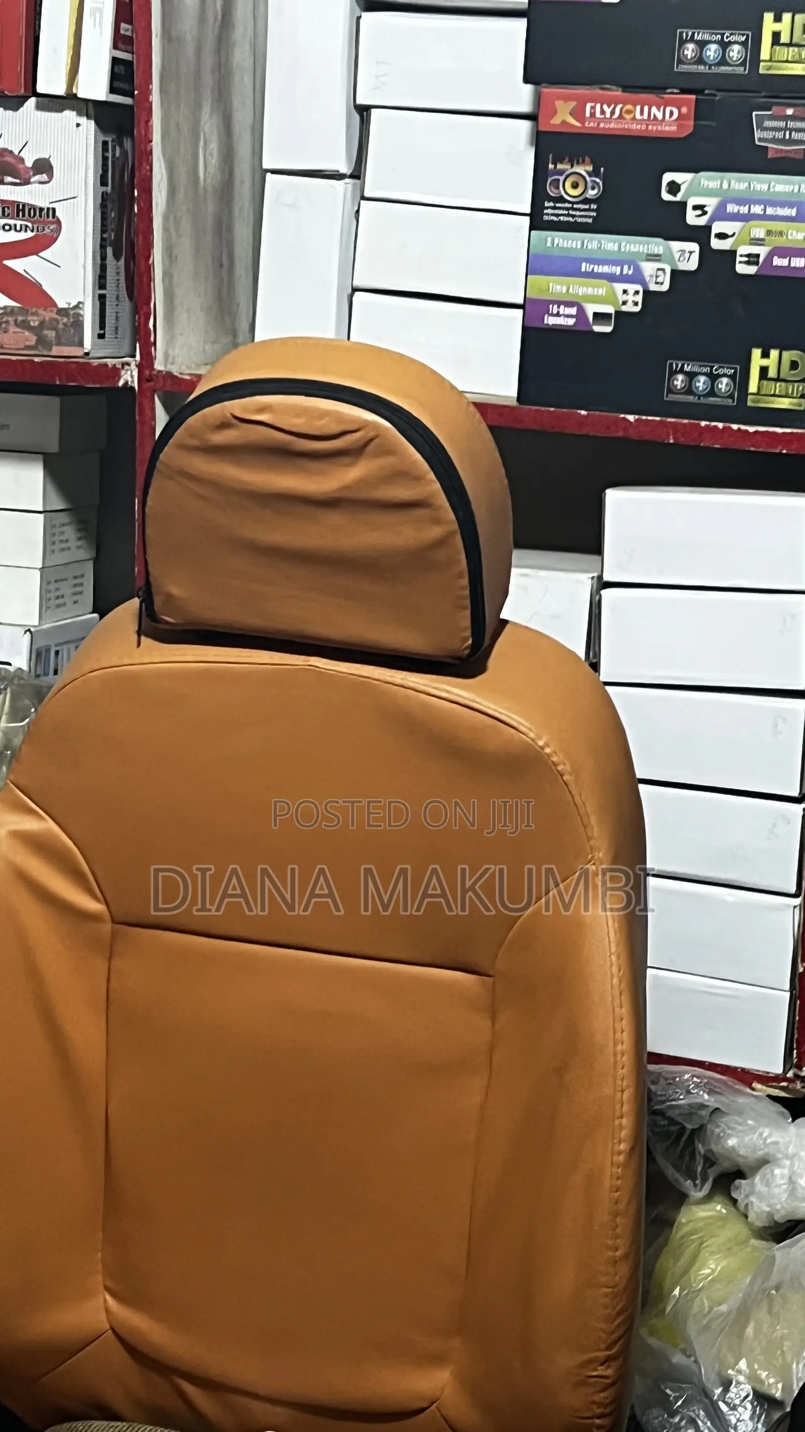 Brown Car Seat Cover